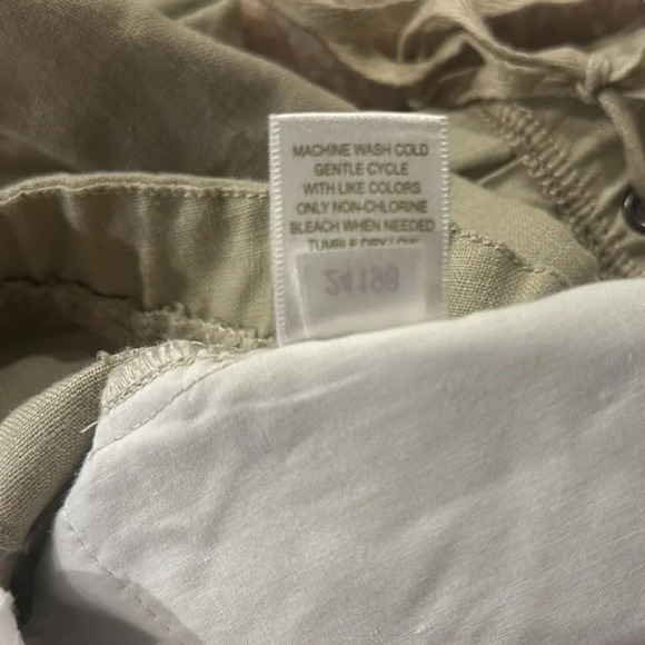 Garnet Hill Linen Shorts Size 12 Summer Resort Vacation Casual Weekend Travel - Picture 6 of 7